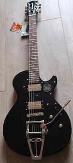 Richwood Master Series electric guitar &quot;Retro Special Tremola&quot; Black Sparkle