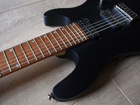 CORT E-Gitaar, KX257, bariton, Matt Black, 7 snaren