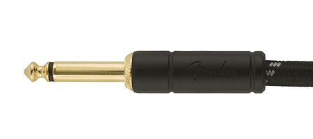 Fender DeLuxe Series 5.5 meter instrumentkabel, black tweed