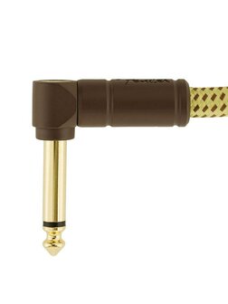 Fender DeLuxe Series 5.5 meter instrumentkabel, yellow tweed