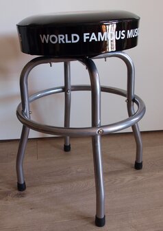 Rotosound kruk ca 60 cm hoog, met 33 cm diameter logo kussen