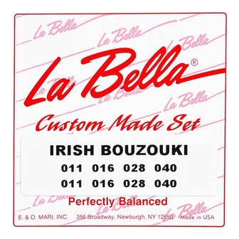 LaBella World Folk Stringset Irish Bouzouki / octaaf mandoline