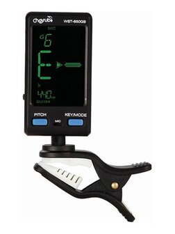 Cherub guitar and bass clip tuner /stemapparaat