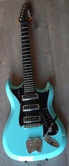 Hagstrom HIII Original Tremar, Aged Sky Blue