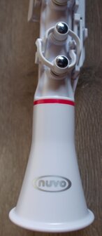Nuvo Clarineo, wit-pink, Stemming C, Licht polymeer, Standaardset