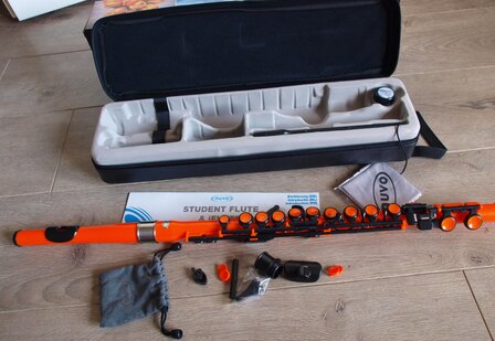 Nuvo Student Flute, oranje, Nederland edition!