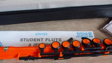 Nuvo Student Flute, oranje, Nederland edition!