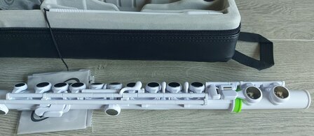 Nuvo Student Flute, White White Green