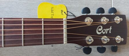 Cort Folkgitaar, Earth Mini Traveller, Open Pore met gigbag, kleiner model (3/4)