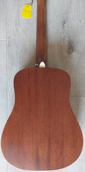 Cort Folkgitaar, Earth Mini Traveller, Open Pore met gigbag, kleiner model (3/4)