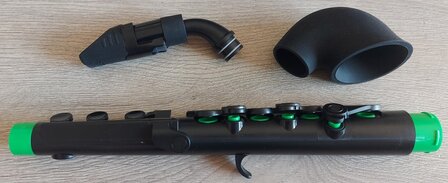Nuvo jSax standaard kit, zwart/groen