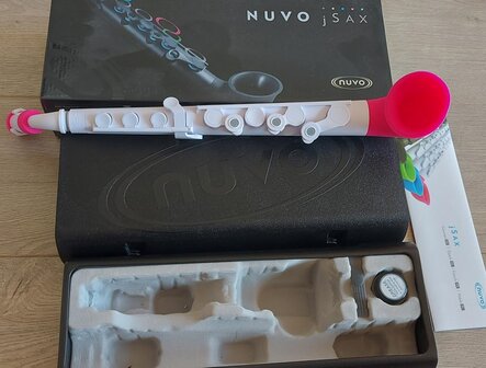 Nuvo jSax standaard kit, wit/rose