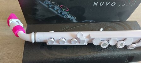Nuvo jSax standaard kit, wit/rose