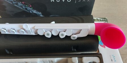 Nuvo jSax standaard kit, wit/rose