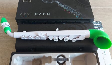 Nuvo jSax standaard kit, wit/groen
