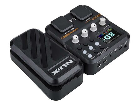 NUX Multi-Effects guitar amp modeling processor and multi effect with drum machine and phrase looper