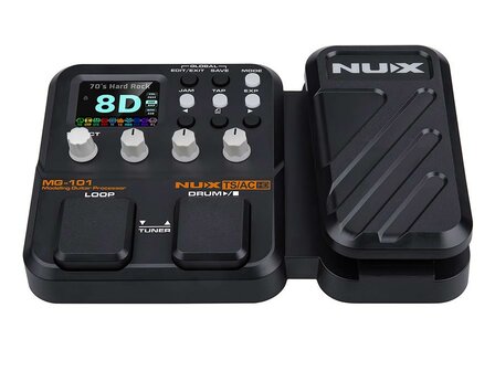 NUX Multi-Effects guitar amp modeling processor and multi effect with drum machine and phrase looper