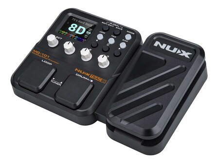 NUX Multi-Effects guitar amp modeling processor and multi effect with drum machine and phrase looper