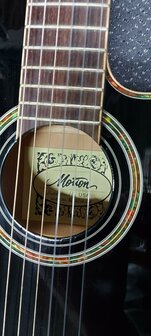 Motion BCX09CE-BK electro-akoestische gitaar, zwart