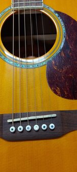 Crafter TA080/AM, Acoustic parlor guitar, solid Sitka spruce top