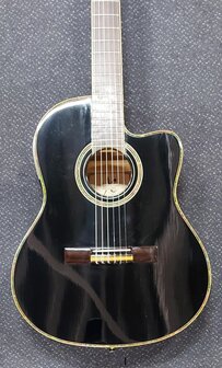 Beaverkreek Crossover BCX0SCE-BK, electro-akoestische klassieke gitaar