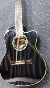 Beaverkreek Crossover BCX0SCE-BK, electro-akoestische klassieke gitaar