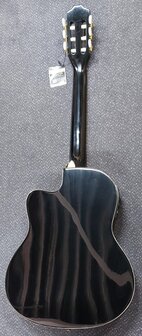 Beaverkreek Crossover BCX0SCE-BK, electro-akoestische klassieke gitaar