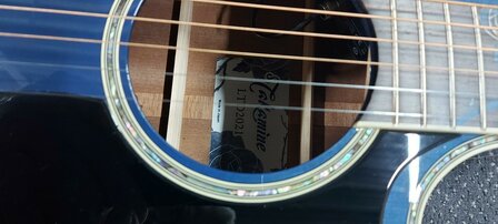 Takamine LTD-2021 Bluerose limited edition met koffer, laatste exemplaar en is op voorraad