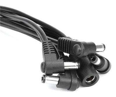 Power distribution cable, connects to psu, 5 female and 1 male connectors, netvoedingkabel, daisy chain