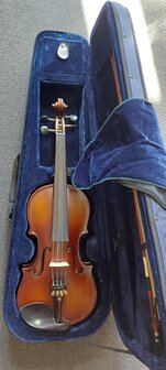 Viool 1/2 compleet met koffer, strijkstok en hars