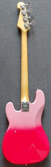 SX Modern Series PB style electric bass guitar with gigbag, , pink twilight