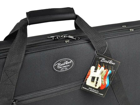 Boston Softcase nylon softcase met polystryreen vulling voor electrische gitaar