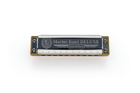 Hohneer Mondharmonica, Marine Band &ndash; Deluxe, E-, G-, A-, Bb of C-stemming