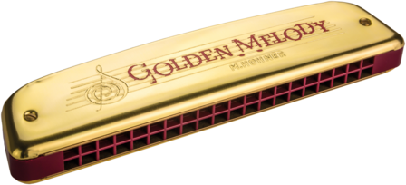 Hohner Golden Melody in A-stemming goldplated 2416/40