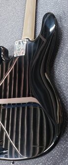 SX elektrisch basgitaarpakket, met versterker, tas, riem, tuner en kabel, zwart