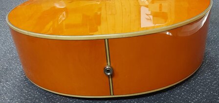 Tanglewood Super Jumbo Evolution Exotic Viscount Trans Orange nu met koffer