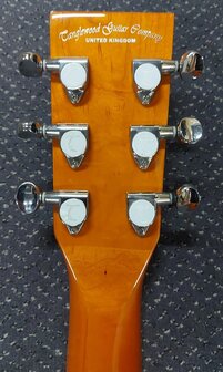 Tanglewood Super Jumbo Evolution Exotic Viscount Trans Orange nu met koffer