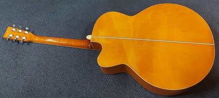 Tanglewood Super Jumbo Evolution Exotic Viscount Trans Orange nu met koffer