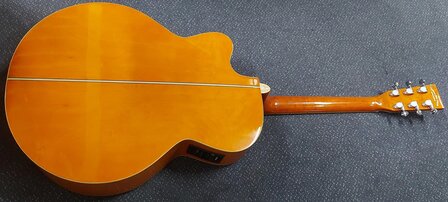 Tanglewood Super Jumbo Evolution Exotic Viscount Trans Orange nu met koffer