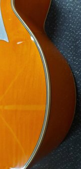 Tanglewood Super Jumbo Evolution Exotic Viscount Trans Orange nu met koffer