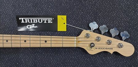 G&amp;L Tribute M2000 Black met maple toets