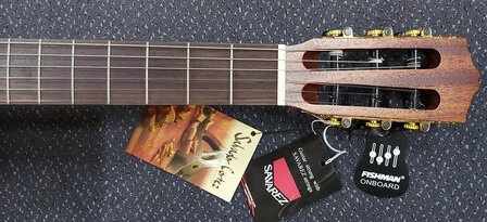 Salvador Cortez Iberia Series Luna stage guitar Fishman Clasica II