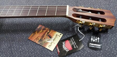 Salvador Cortez Iberia Series Luna stage guitar Fishman Clasica II