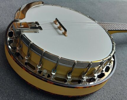 Recording King Banjo Starlight Sunbeam RKS-06-YE 5-snarig