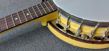 Recording King Banjo Starlight Sunbeam RKS-06-YE 5-snarig