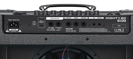 NUX Mighty Series modeling amplifier 60 watt - 12&quot; speaker - amp modeling - DSP - looper - tuner - USB audio