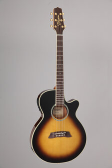 Takamine TN138C Sunburst Thinline met koffer