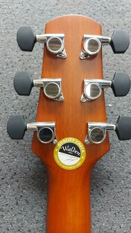 WALDEN Folkgitaar G800CE, Grand Auditorium Cut, massief, gesatineerd, EQ, electro-akoestisch met gigbag