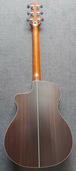 WALDEN Folkgitaar G800CE, Grand Auditorium Cut, massief, gesatineerd, EQ, electro-akoestisch met gigbag