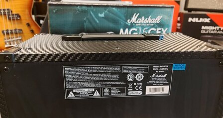 Marshall MG15CFX 15 Watt 1x8 inch gitaarversterker combo met chorus, flanger, delay, enz